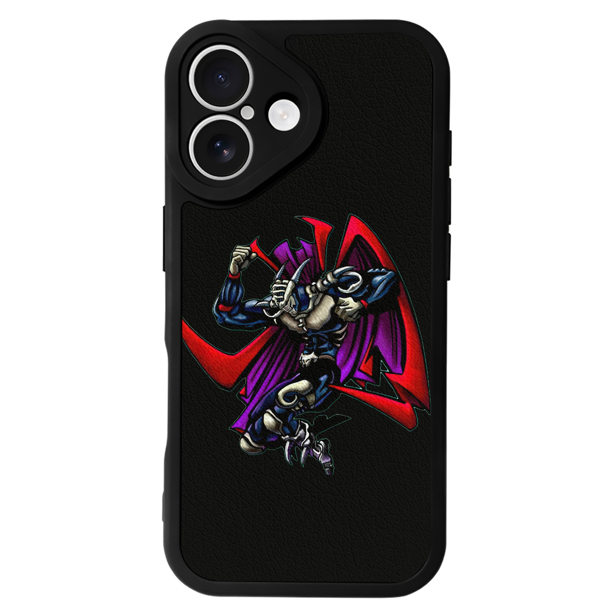 遊☆戯☆王 Yu-Gi-Oh! 【iPhone 16シリーズ対応】シリコンスマホケース（レザー調） 材質：シリコン